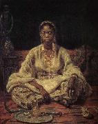 Ilia Efimovich Repin Black girl oil painting